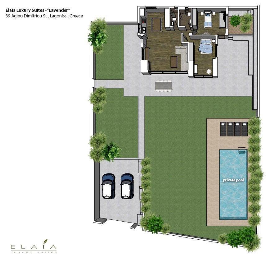 Elaia Luxury Suites Lagonisi Zewnętrze zdjęcie